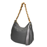 Artemisia Borsa a spalla da donna Vera pelle 05462-S41 CIELO L020 FERRO Gave Lux