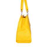 Borsa a mano da donna 100% vera pelle 07138-D04 GIALLO Roberta Rossi
