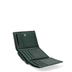 Vera pelle VS-1022-VerdeBott Set portafoglio e portachiavi uomo Sergio Valentini