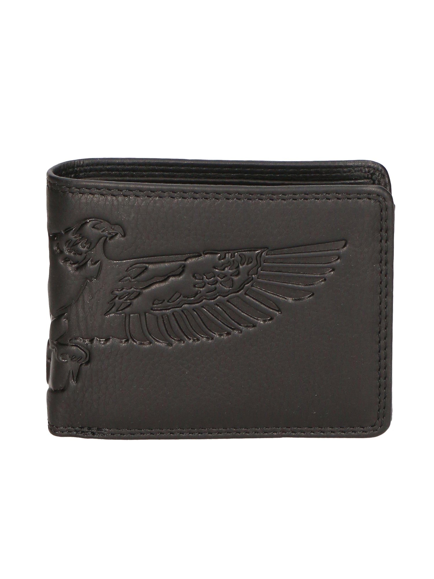 Portafoglio uomo in vera pelle RFID HILB-6404EAGLE-NERO Hill Burry