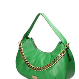 Borsa a spalla da donna Vera pelle JR-W-1167LNA-EMERALD GREEN-GOLD John Richmond