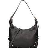 Fiorenza Lux Borsa a spalla da donna Vera pelle 07140-D28 NERO Viola Castellani