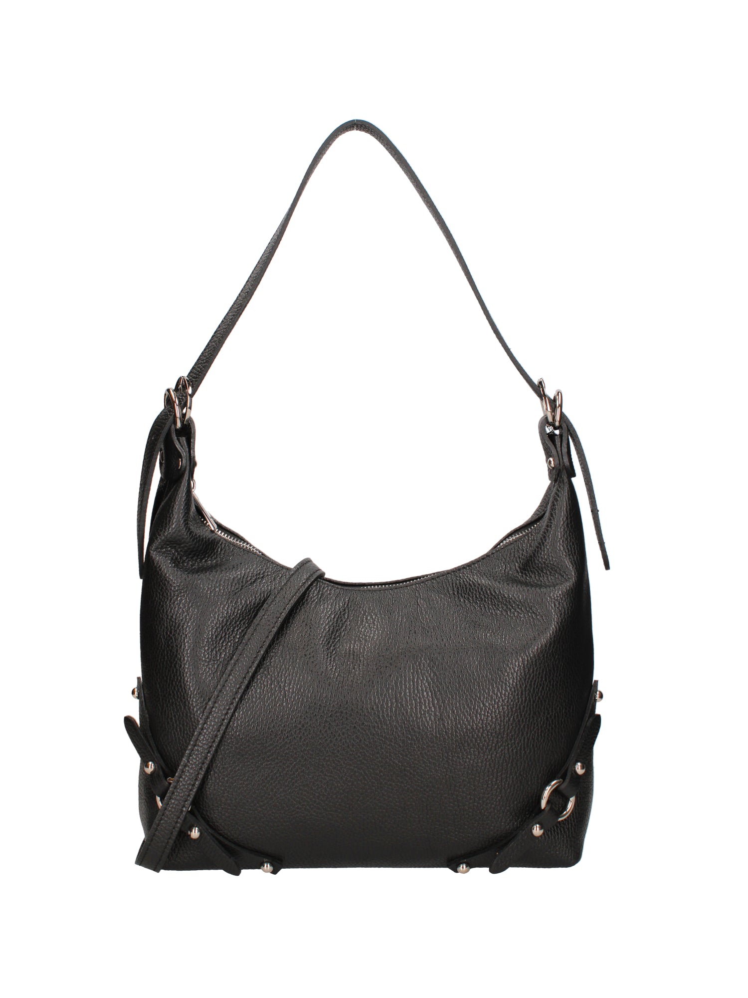 Fiorenza Lux Borsa a spalla da donna Vera pelle 07140-D28 NERO Viola Castellani