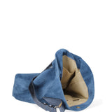 Borsa a spalla da donna Vera pelle 07312-D25 JEANS+L026 Roberta Rossi