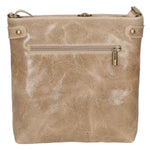 Carmen Borsa a tracolla da donna Vera pelle 10034-TAUPE Gave Lux
