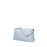 Borsa a spalla da donna Vera pelle 07141-D92 CELESTE Viola Castellani