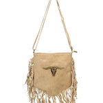 Solana Borsa a tracolla da donna Vera pelle 1518-TAUPE Gave Lux