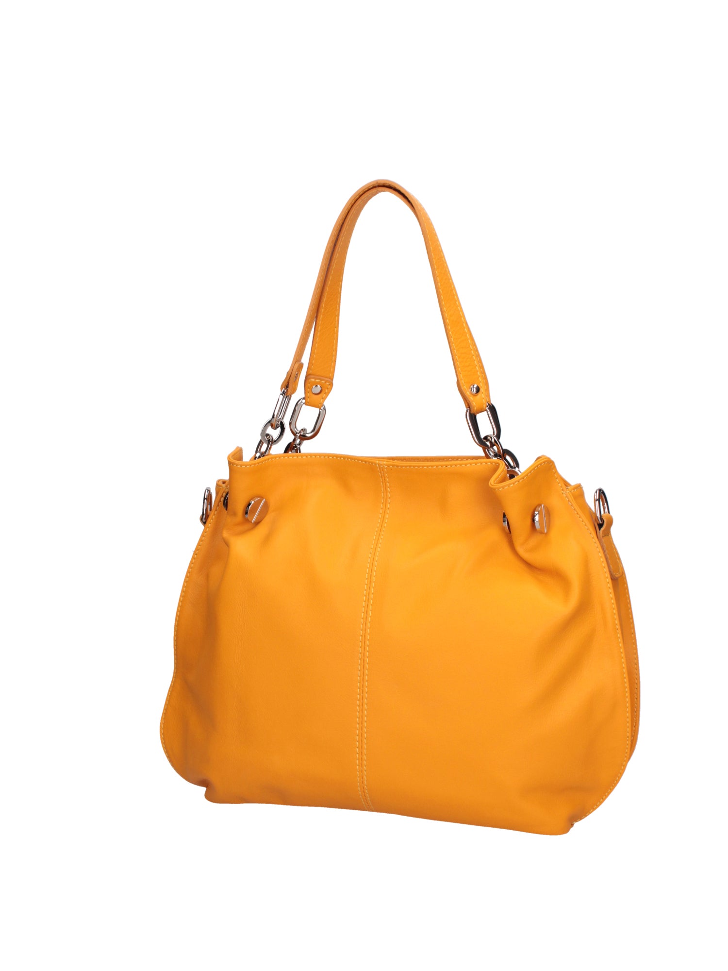 Ereba Borsa a mano da donna Made in Italy 100% pelle 3305-S04 GIALLO Gave Lux