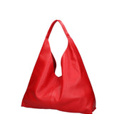 Borsa a mano da donna 100% vera pelle 07209-D58 ROSSO FUOCO Roberta Rossi
