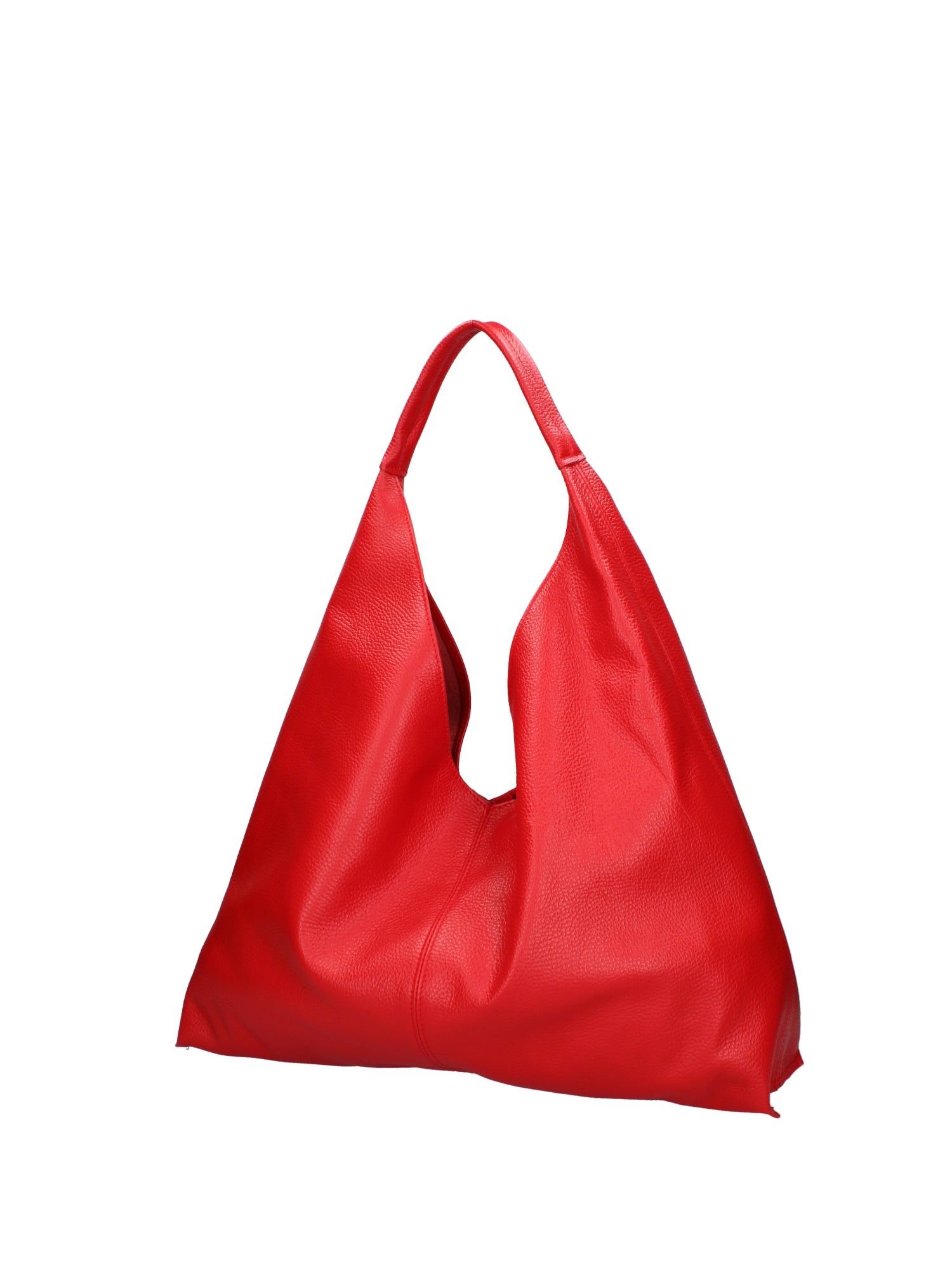 Borsa a mano da donna 100% vera pelle 07209-D58 ROSSO FUOCO Roberta Rossi