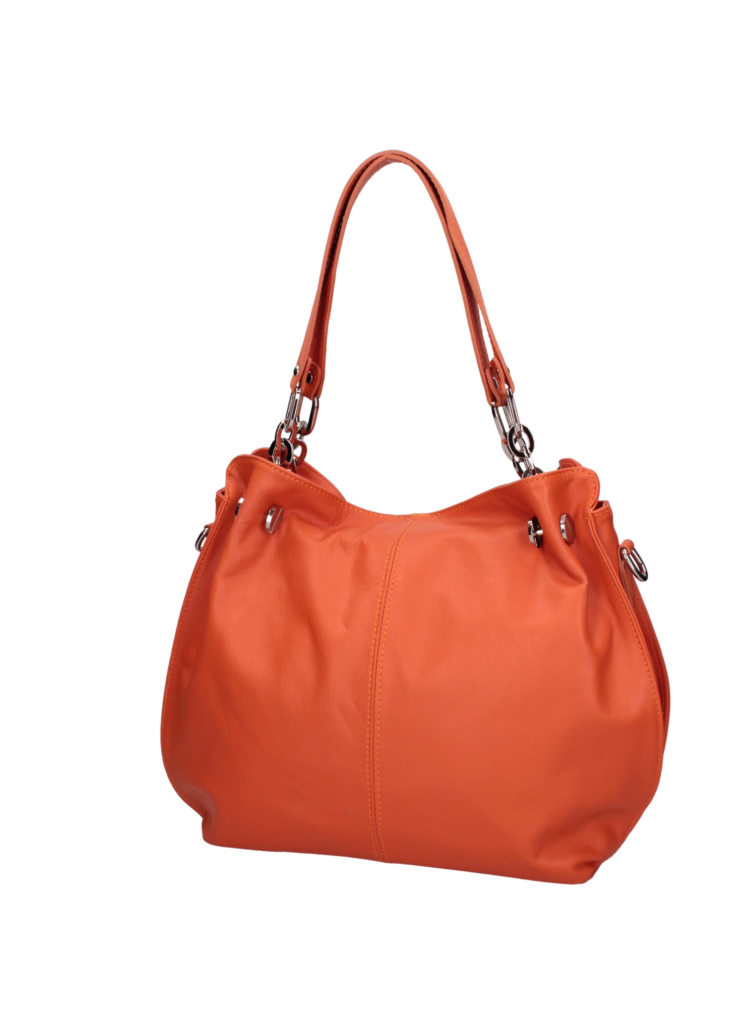 Ereba Borsa a mano da donna Made in Italy 100% pelle 3305-S29 ARANCIONE Gave Lux