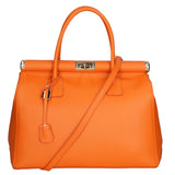 Aleria Borsa a mano da donna Vera pelle 8005-D29 ARANCIONE Gave Lux