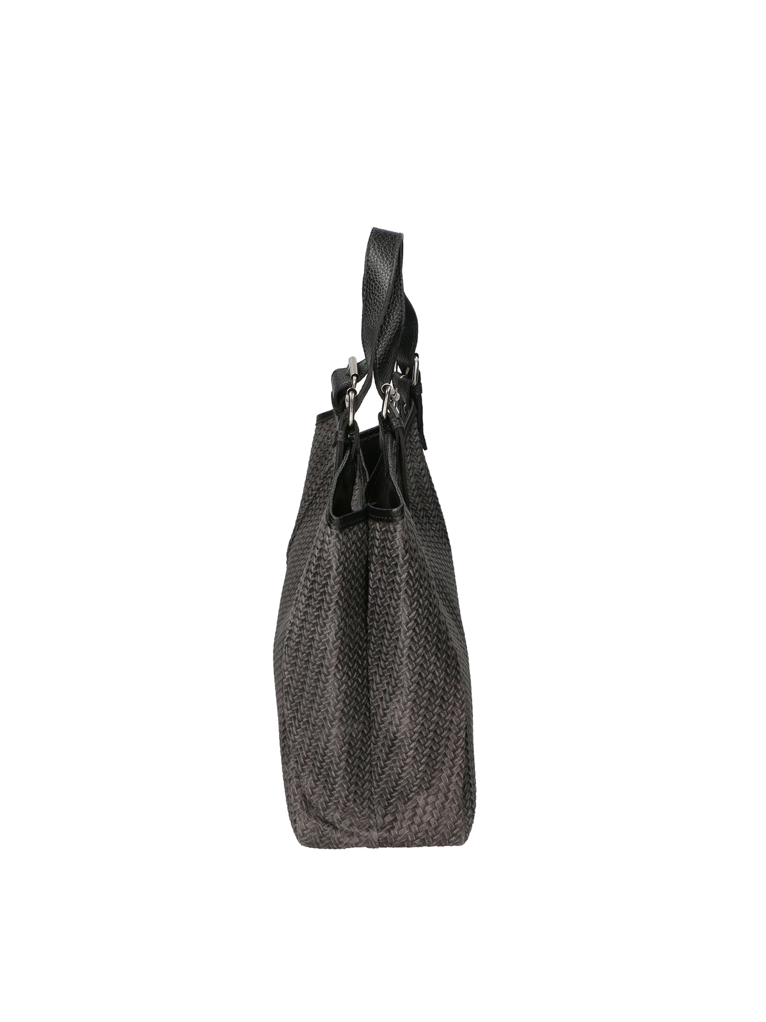 Elettra Borsa a mano da donna Vera pelle 80050-GRIGIO Gave Lux