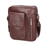Borsa a tracolla uomo 100% pelle PU PCL3105-COFFEE Northampton Polo Club