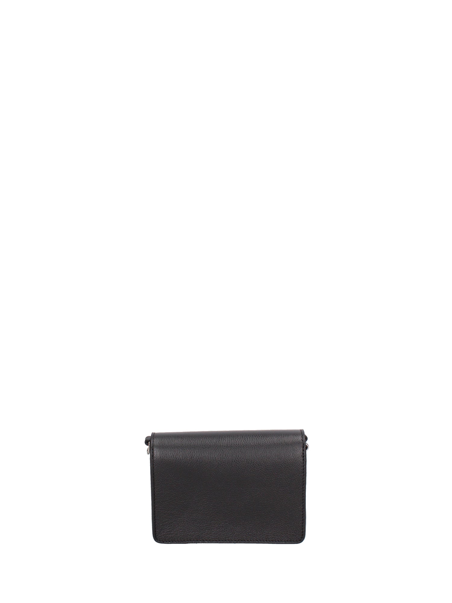 Borsa a tracolla da donna 100% vera pelle JR-W-1185-DO-BLACK + SILVER John Richmond
