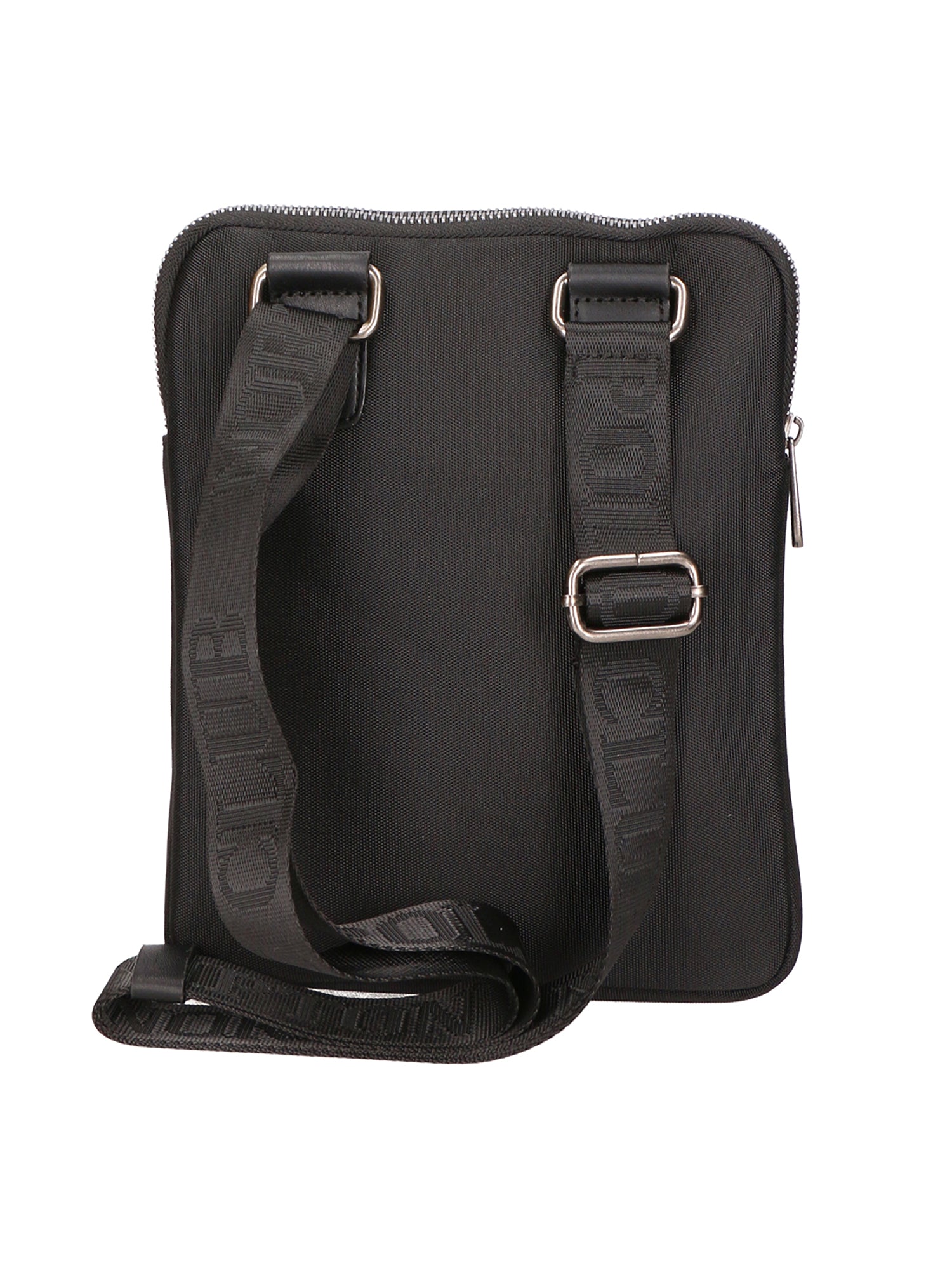 Borsa a tracolla uomo Pelle vegana + Tessuto PCL3153-BLACK Northampton Polo Club