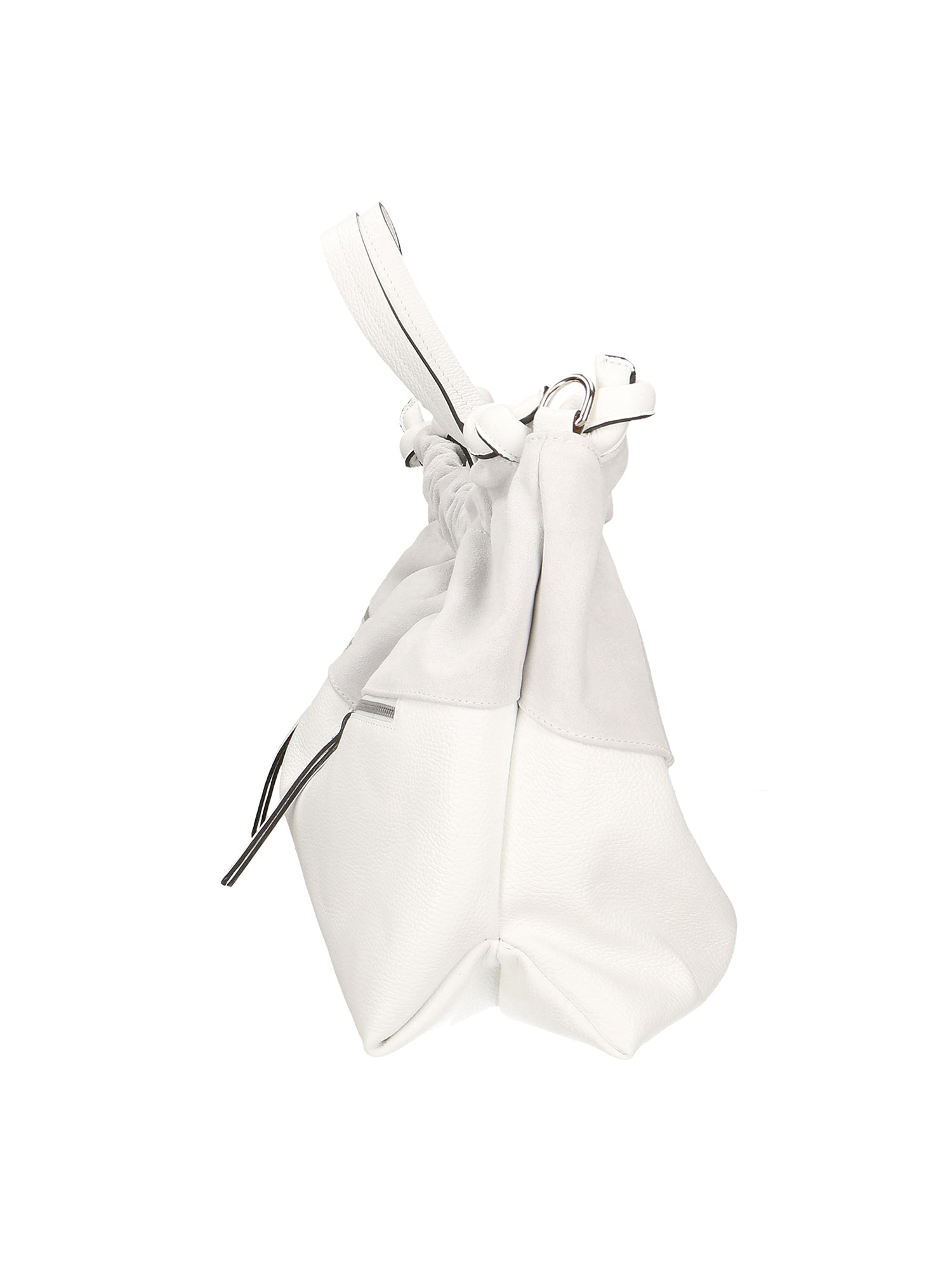 Firenze Borsa a mano da donna Vera pelle 01838-BIANCO WHITE Gave Lux