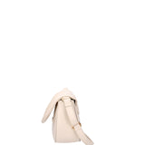 Borsa a spalla da donna Vera pelle 07152-D37 LATTE Viola Castellani