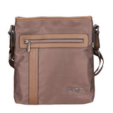 Borsa a tracolla uomo Pelle vegana PU PCL3161-EARTH Northampton Polo Club