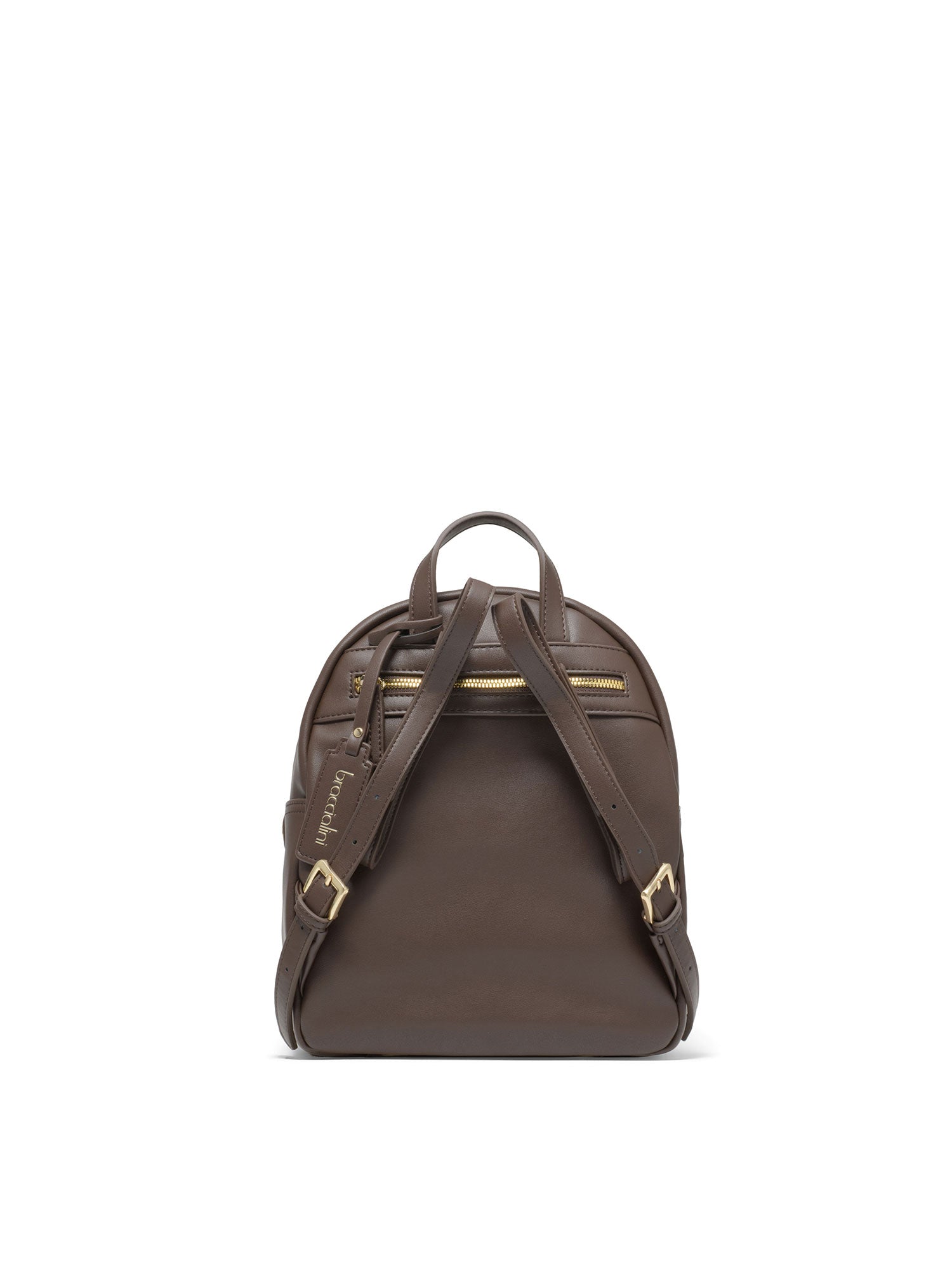 Polyurethane + Polyester B16843-MARRONE Zaino da donna Velvetine Braccialini