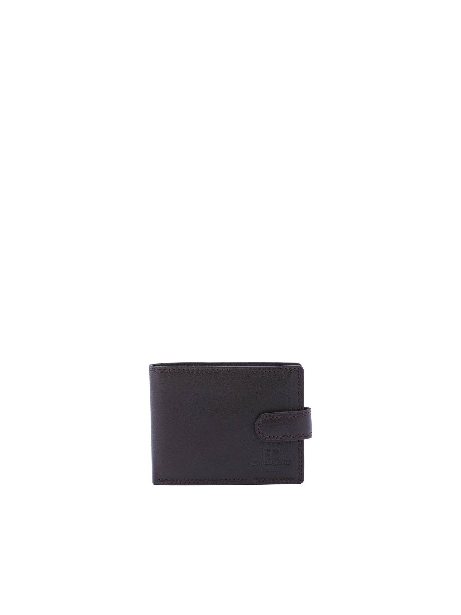 Portafoglio uomo in vera pelle Casual EC7602-56-MARRONE SCURO Enrico Coveri