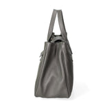 Ascoli Borsa a mano da donna Pelle stampata cocco 7718-D27 CENERE Gave Lux