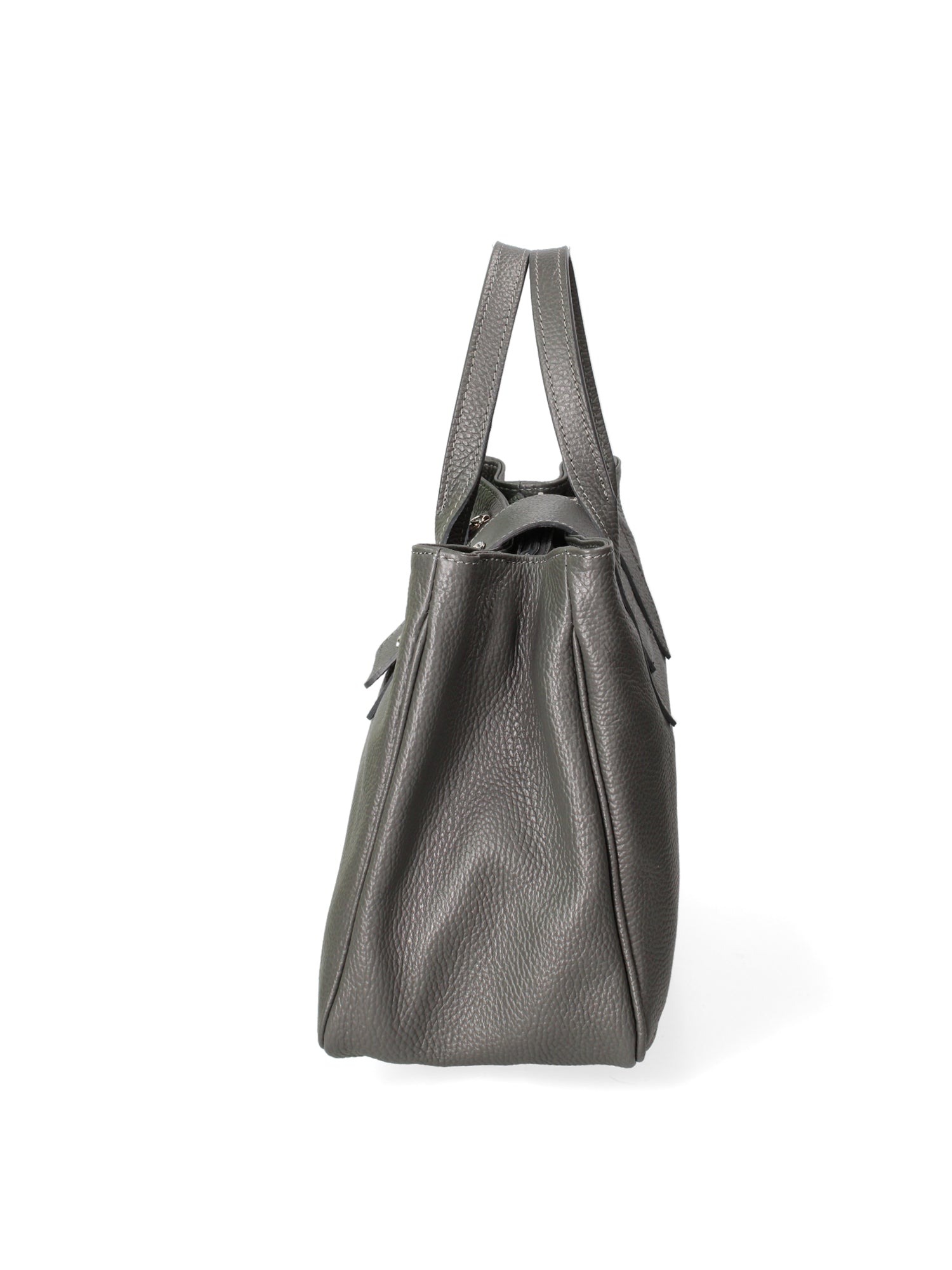 Ascoli Borsa a mano da donna Pelle stampata cocco 7718-D27 CENERE Gave Lux
