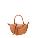 Mae Borsa a mano da donna Vera pelle 07142-D44 CUOIO Viola Castellani