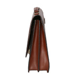 Ivo 7003-MARRONE Borsa da lavoro unisex in vera pelle Gave Lux