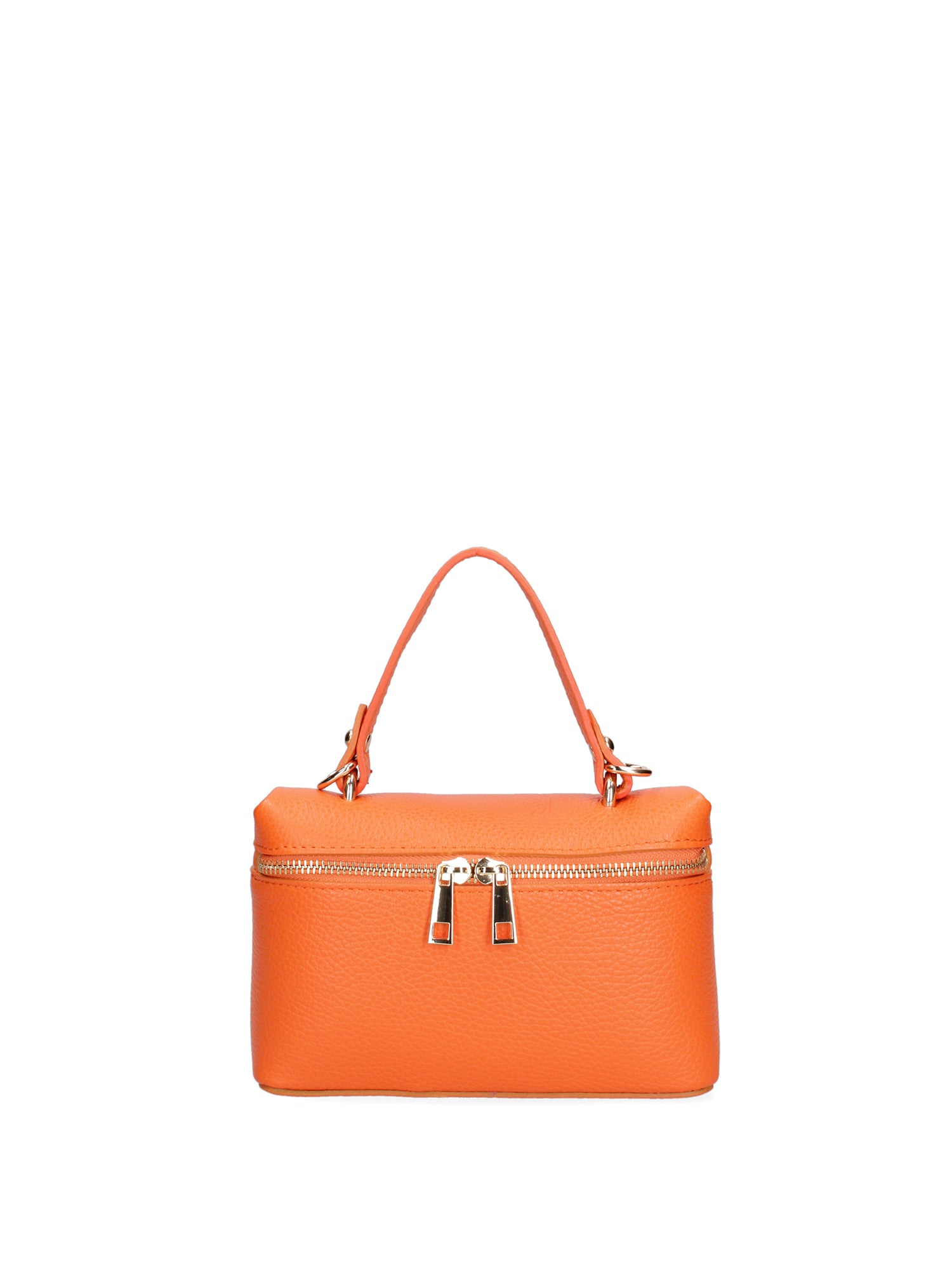 Borsa a mano da donna Vera pelle 07160-D29 ARANCIONE Roberta Rossi