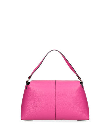 Borsa a spalla da donna Vera pelle 07154-D02 FUXIA Roberta Rossi