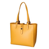 Anna Borsa a spalla da donna 100% pelle 05415-PL36 SENAPE Gave Lux