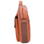 Borsa a tracolla uomo 100% pelle PU PCL3104-BROWN Northampton Polo Club