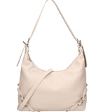 Fiorenza Lux Borsa a spalla da donna Vera pelle 07140-D37 LATTE Viola Castellani