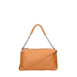 Borsa a spalla da donna Vera pelle 07141-D44 CUOIO Viola Castellani