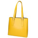 Germana Borsa a spalla da donna 100% pelle 05924-B04 GIALLO Gave Lux