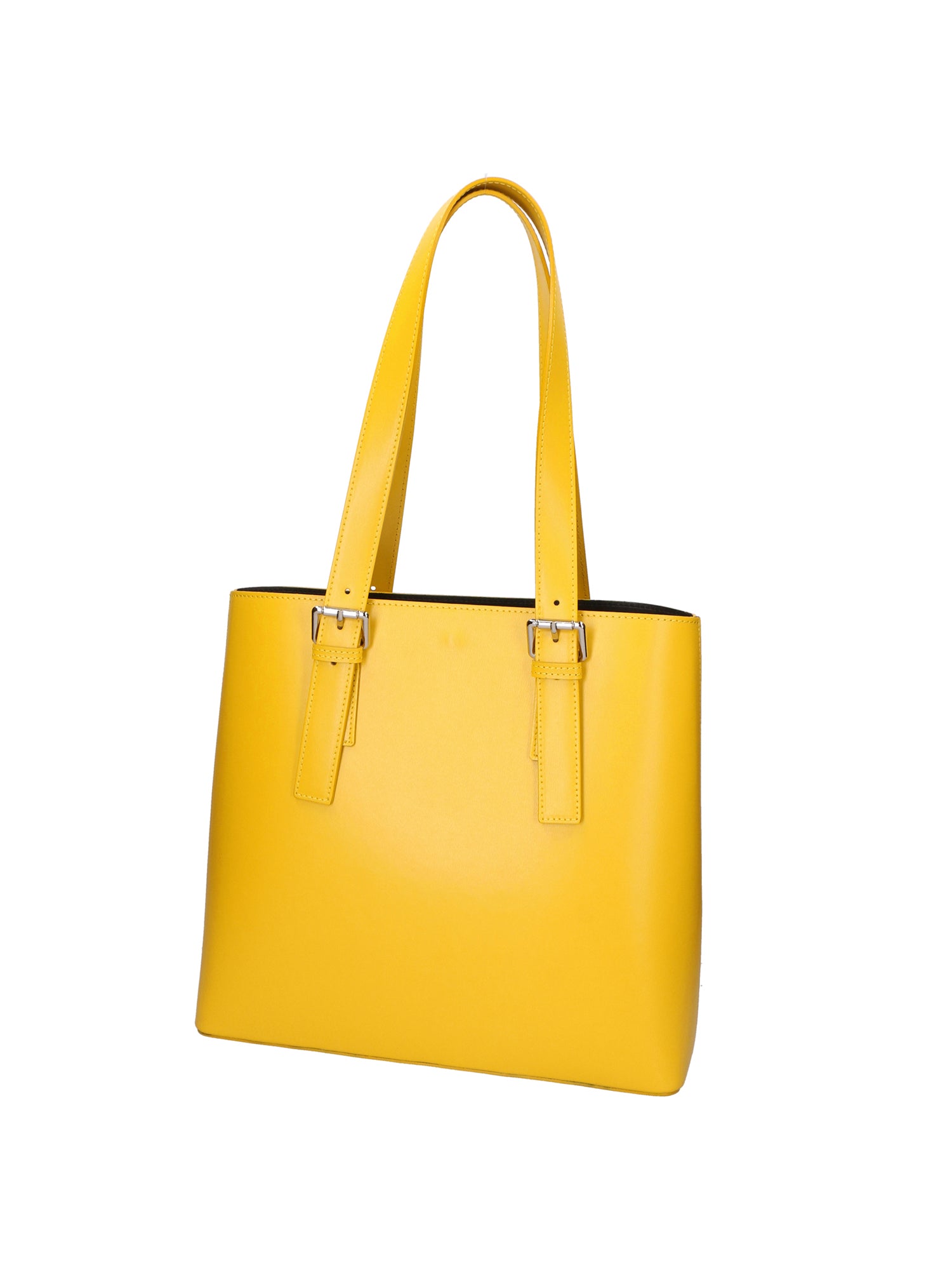 Germana Borsa a spalla da donna 100% pelle 05924-B04 GIALLO Gave Lux
