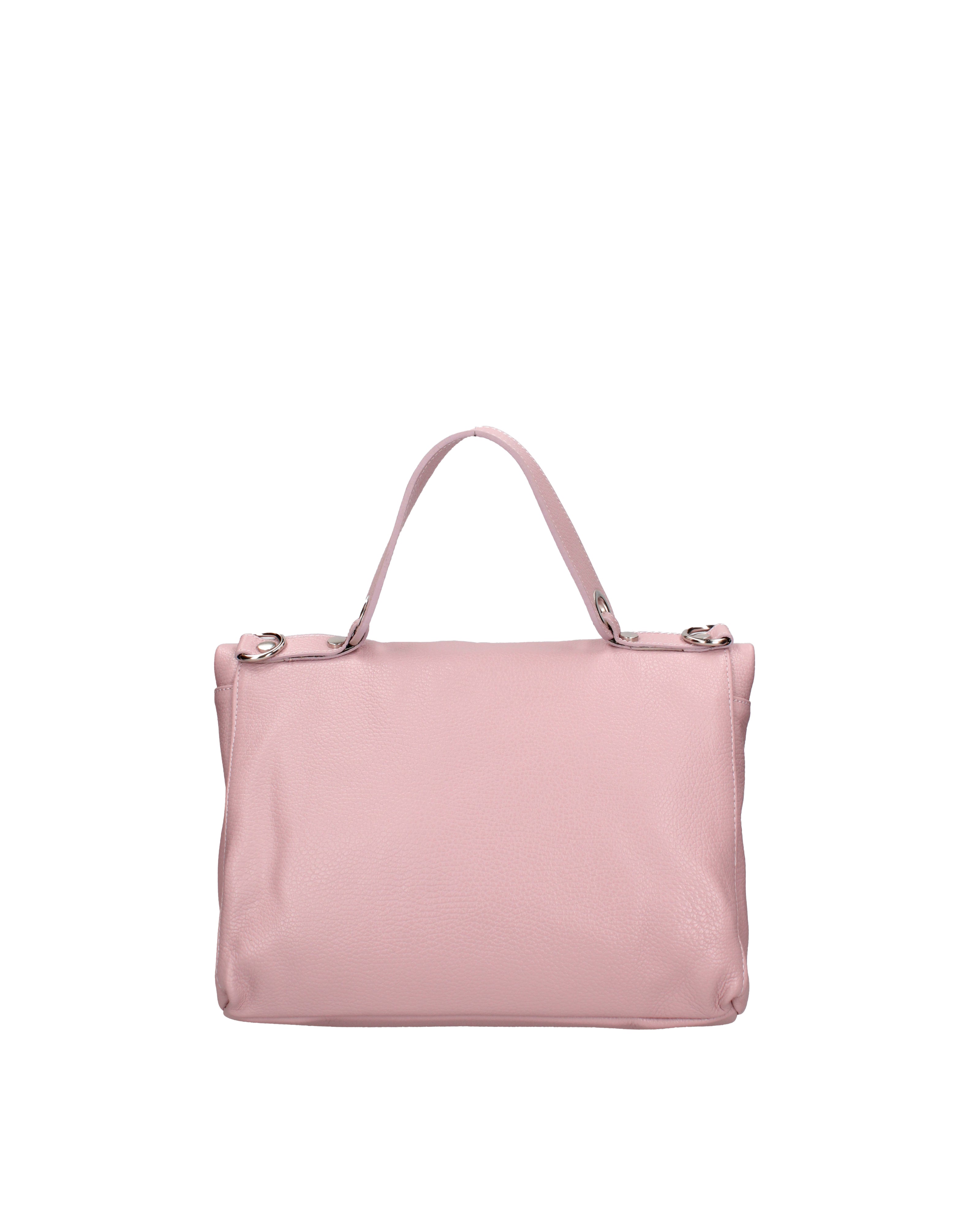 Borsa a spalla da donna Vera pelle 07159-D56 PINK Viola Castellani