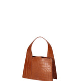 Borsa a mano da donna Vera pelle effetto cocco 07220-C44 CAMEL Roberta Rossi