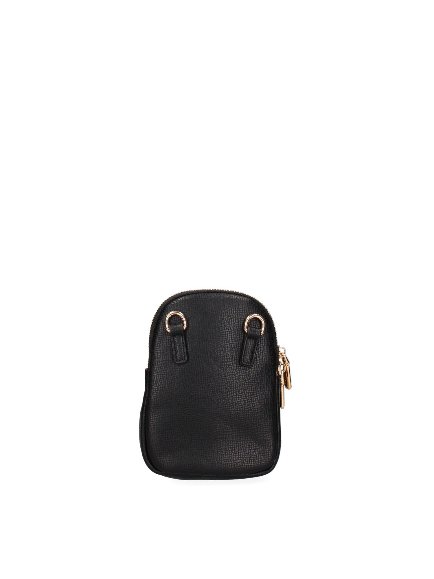 Borsa a tracolla donna Ecopelle e zip 601-1-BLACK Diana&co