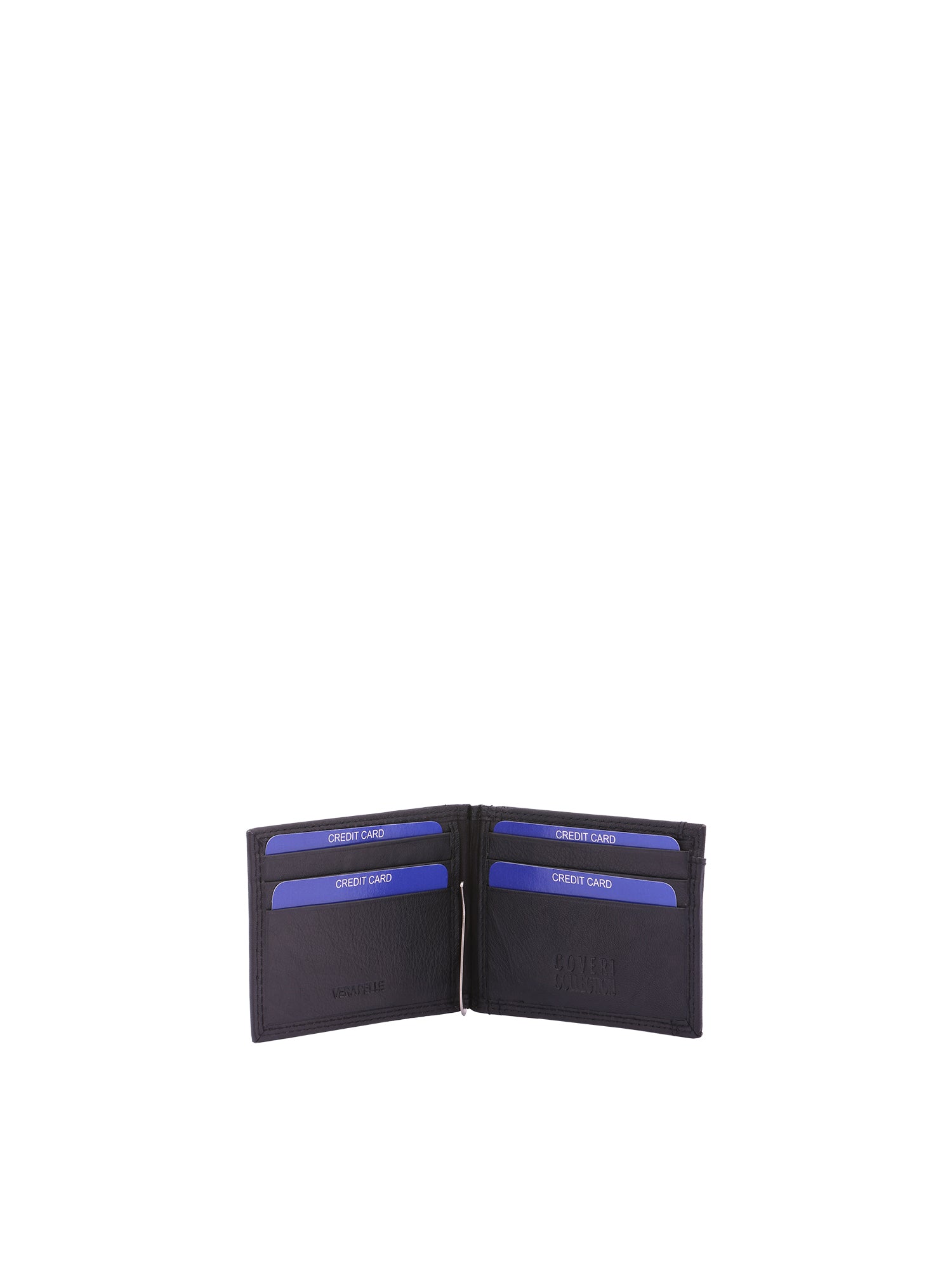 Portafoglio uomo in vera pelle Casual CC408-B018-NERO Coveri Collection