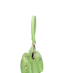 Borsa a spalla da donna Vera pelle 07147-D12 VERDE Roberta Rossi