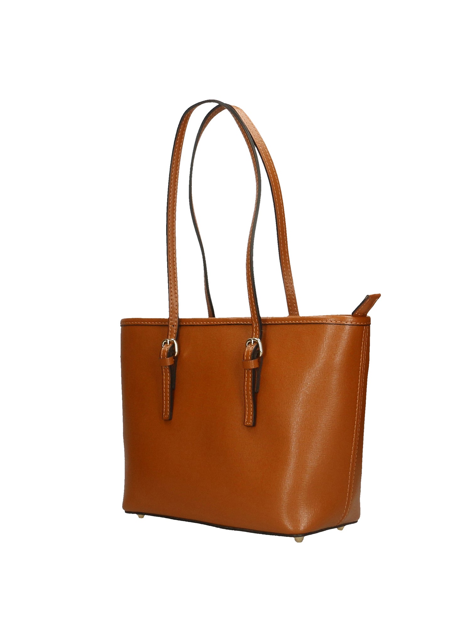 Chantal Borsa a spalla da donna Vera pelle 3303-SF17 CUOIO SCURO DARK COGNAC Gave Lux