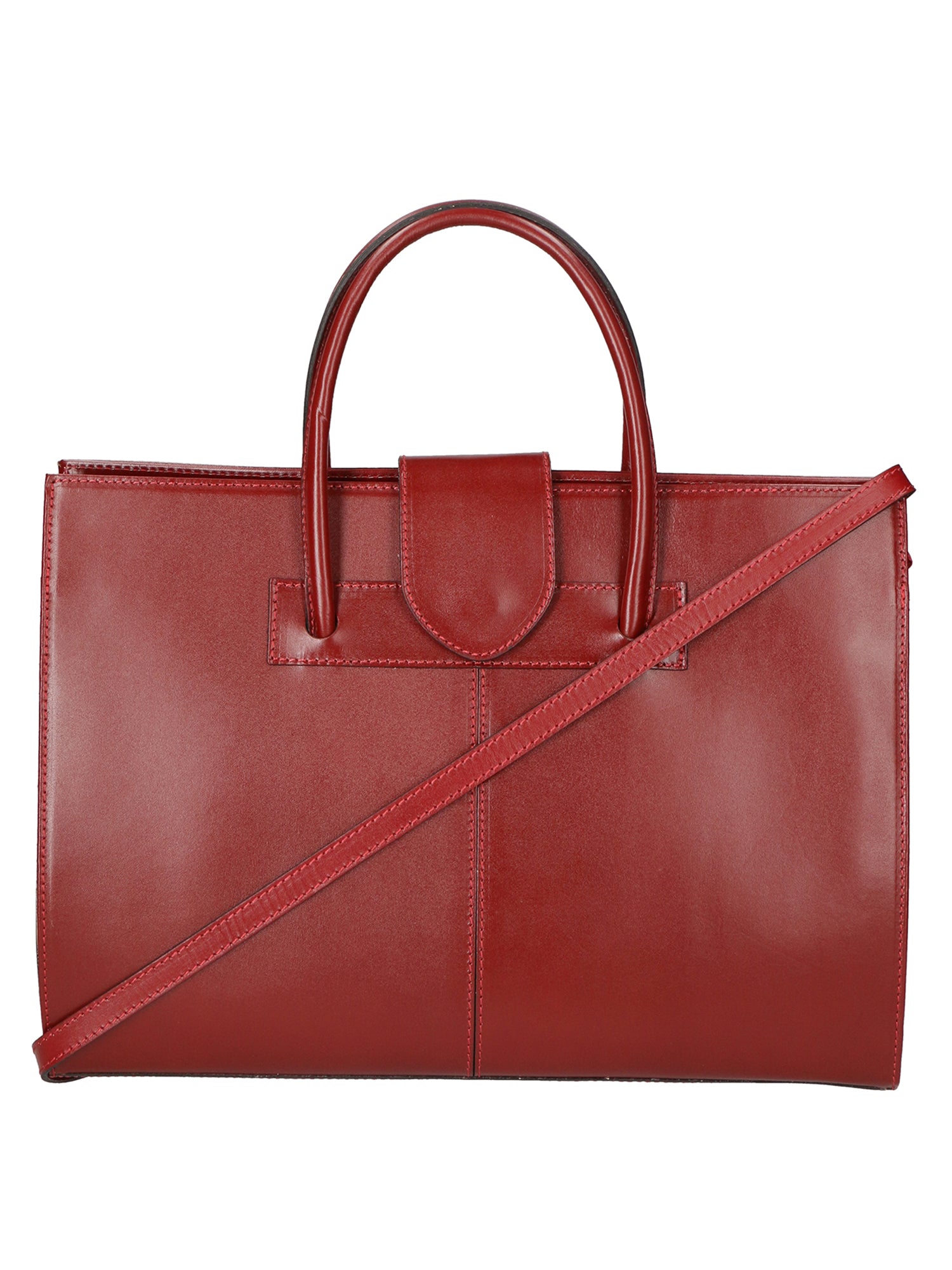 Evelina Borsa a mano da donna 100% pelle 9025-ROSSO Gave Lux