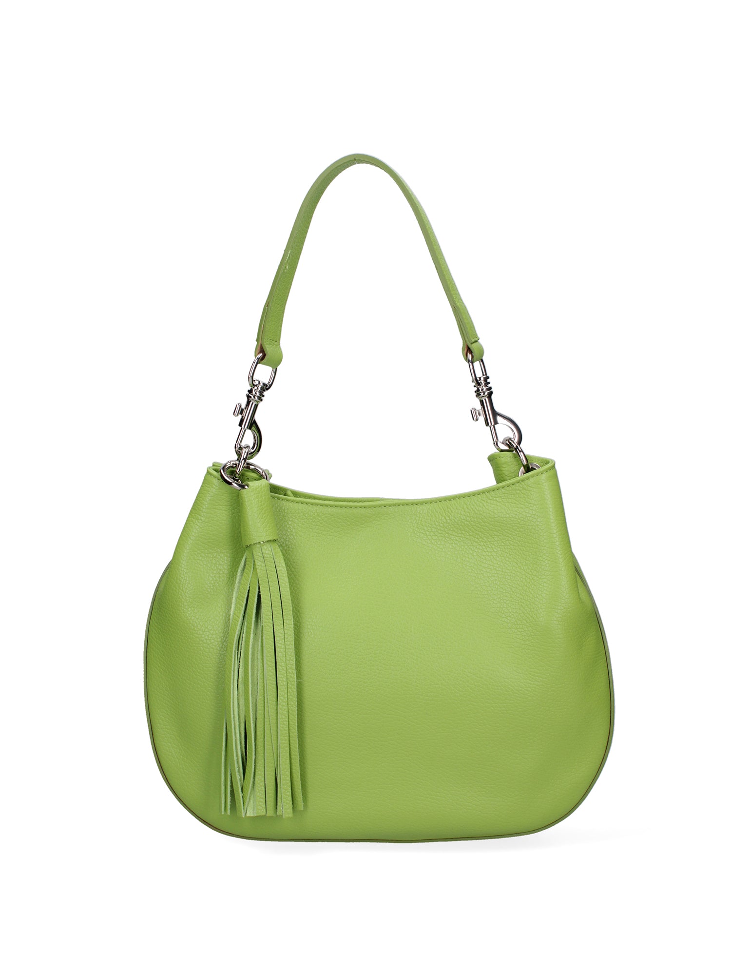 Borsa a spalla da donna Vera pelle 07316-D12 VERDE Roberta Rossi