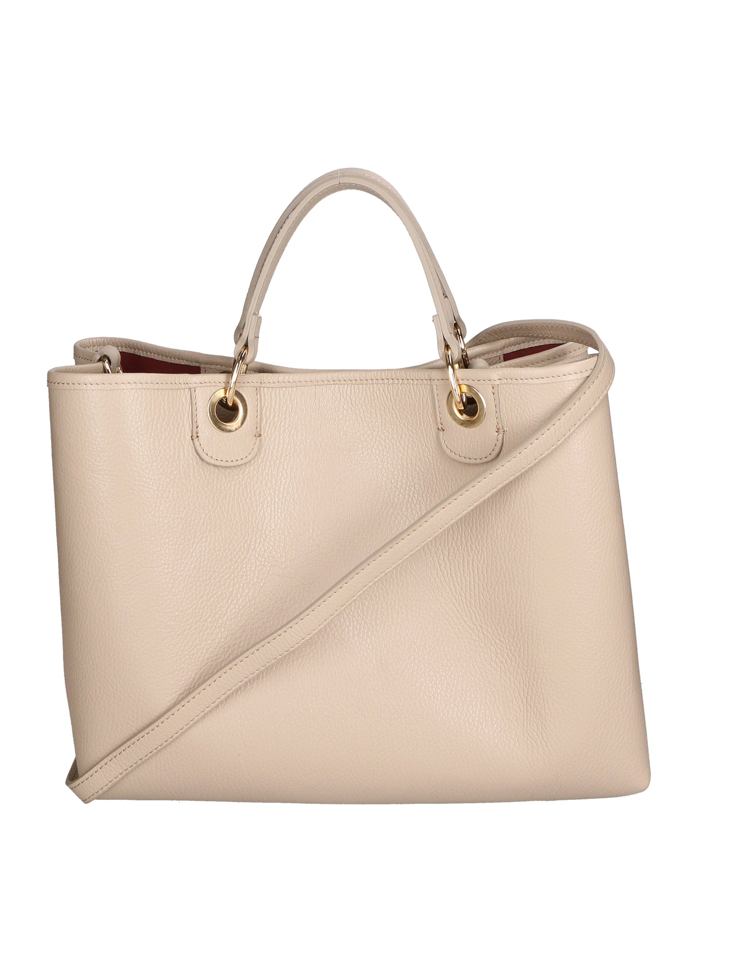 Azurite Borsa a mano da donna 100% pelle 06105-D53 NUDE Gave Lux