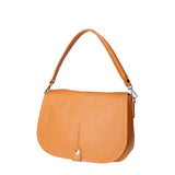Sabina Borsa a spalla da donna Vera pelle 07139-D44 CUOIO Viola Castellani