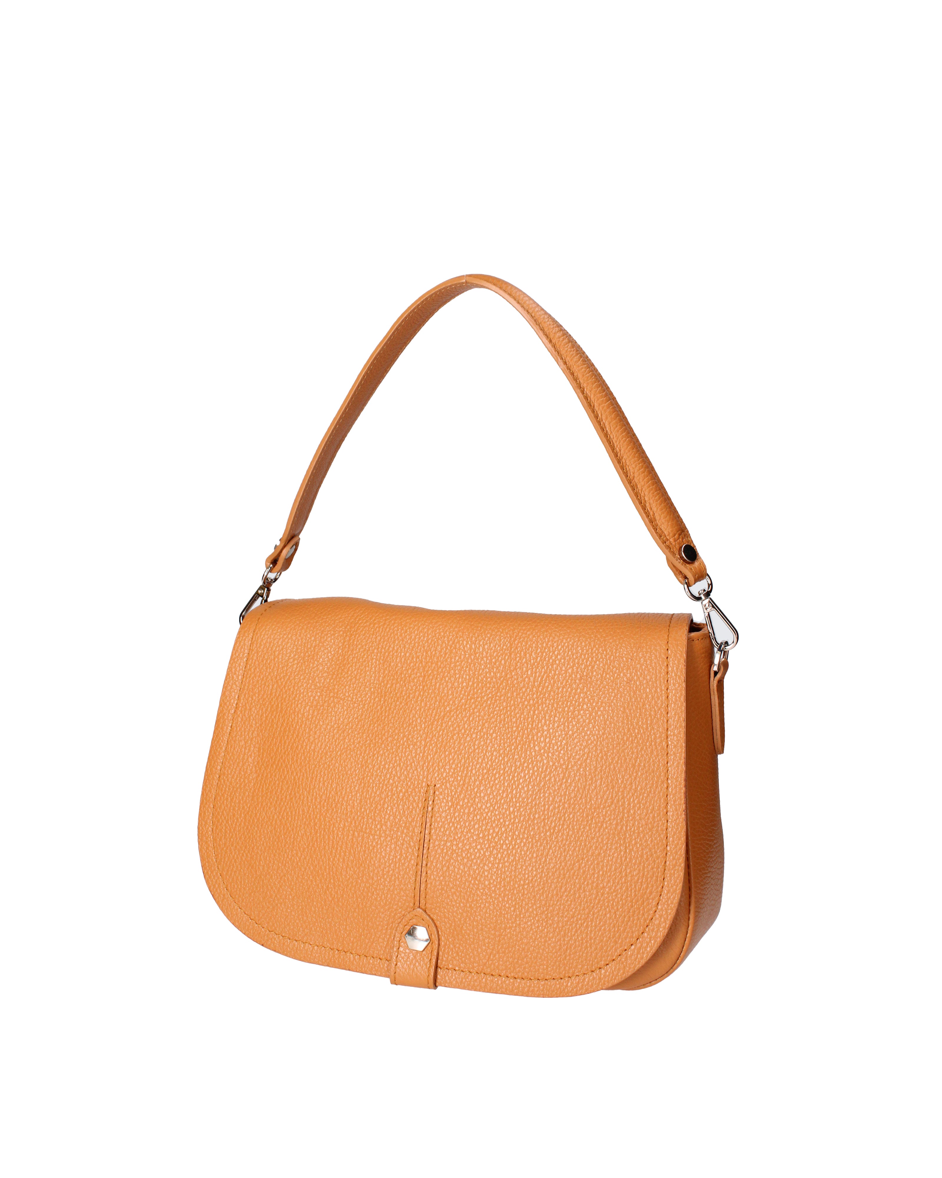 Sabina Borsa a spalla da donna Vera pelle 07139-D44 CUOIO Viola Castellani