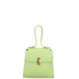 Borsa a mano da donna 100% pelle 07204-L260 PISTACCHIO Viola Castellani