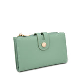 Portafoglio donna in pelle vegana Casual 798-2-2PT-JADEGREEN Diana&co